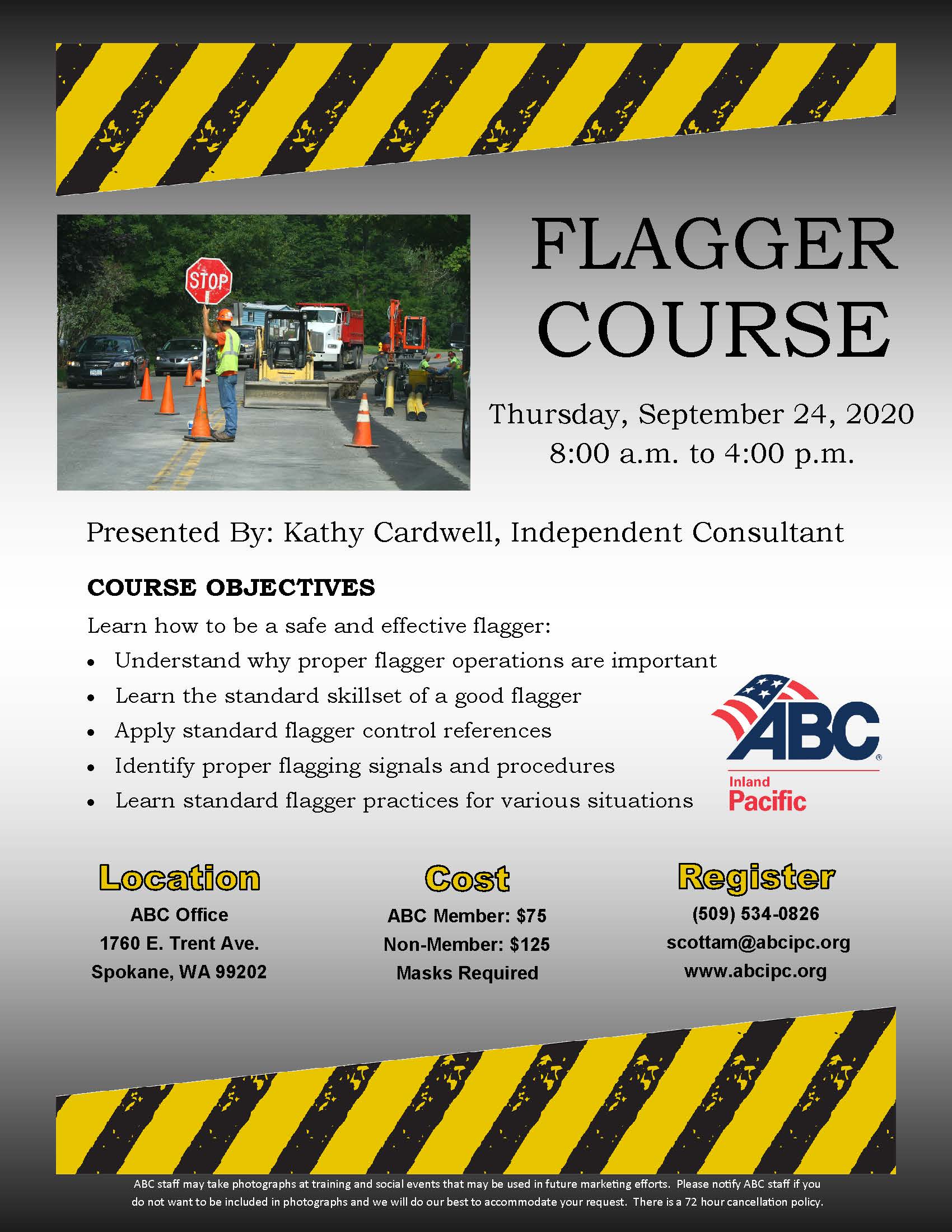free flagger certification classes near me Cecil Catron